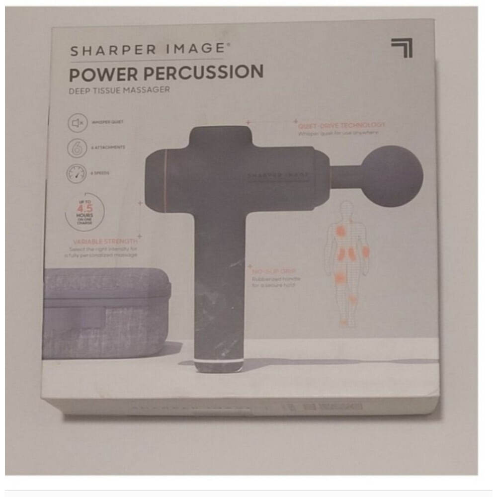 Sharper Image Black Deep Tissue Massager